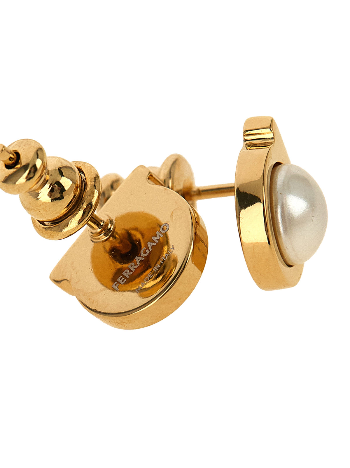 Ferragamo Ohrringe aus Goldmessing