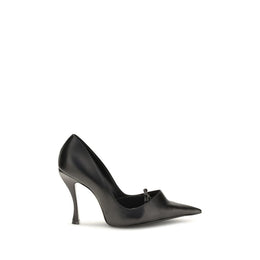 Balenciaga Schwarze Lammleder Pumps Ovis Aries mit hohem Absatz