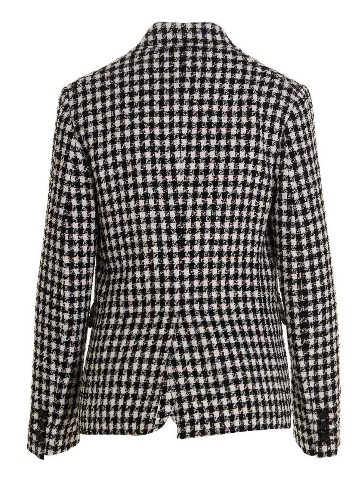 Versace Zweifarbiger Blazer aus reiner Schurwolle