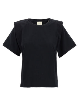 Isabel Marant Schwarzes Baumwoll-T-Shirt