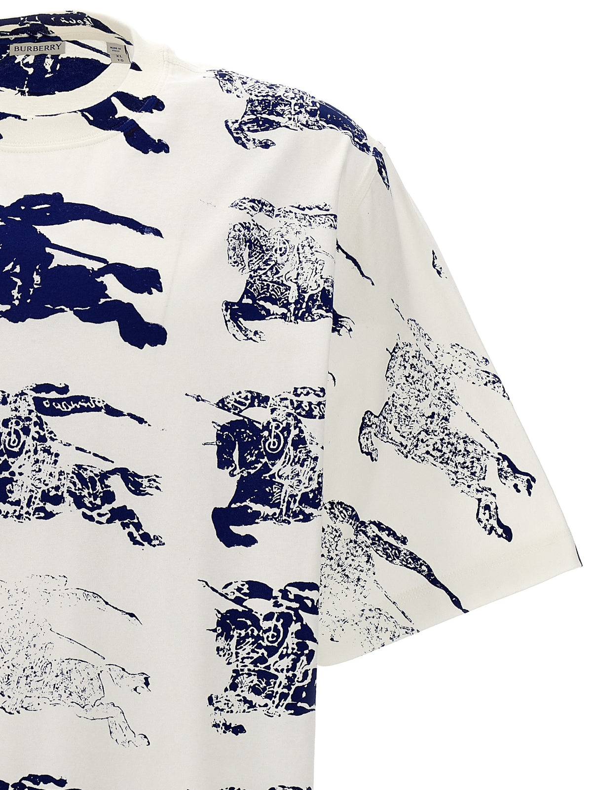 Burberry Mehrfarbiges Baumwoll-T-Shirt