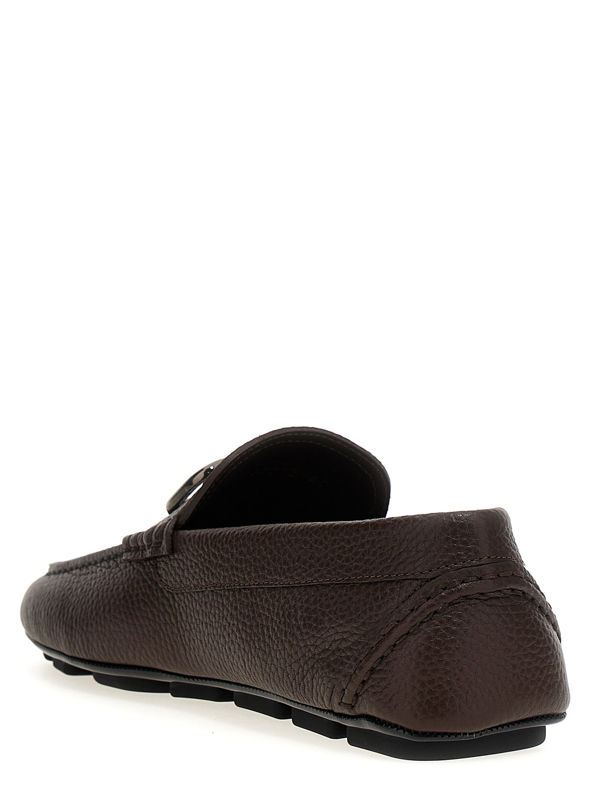 Valentino Garavani Braune Kalbsleder-Slipper