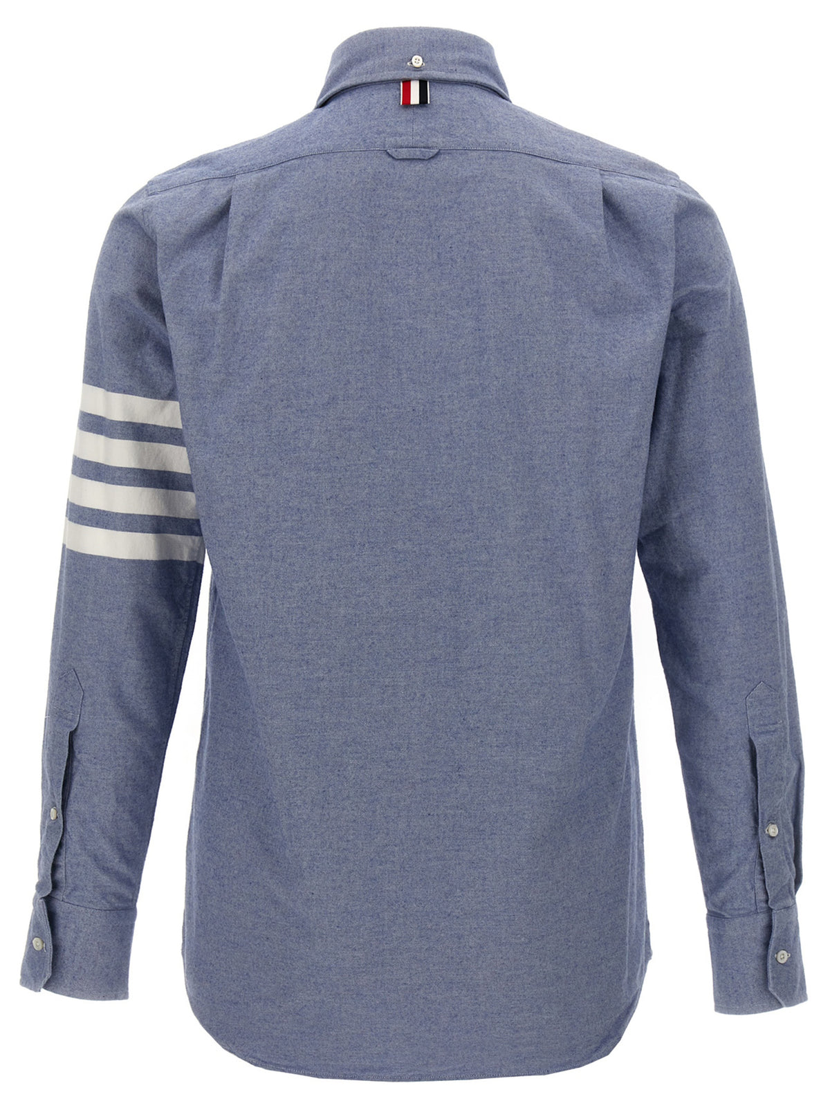 Thom Browne Blaue Baumwollbluse