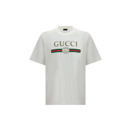 Gucci Weißes Baumwoll-T-Shirt