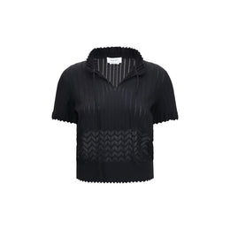 Alexander McQueen Schwarzes T-Shirt aus Viskose