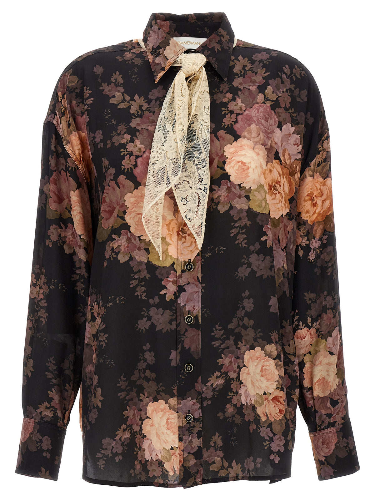 Zimmermann Mehrfarbige Seidenbluse