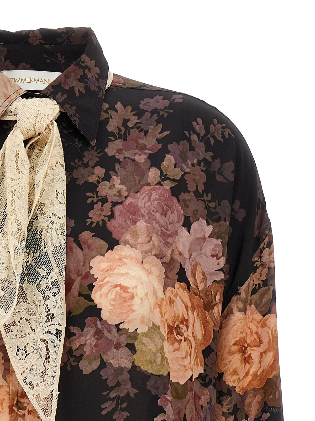 Zimmermann Mehrfarbige Seidenbluse