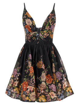 Zimmermann Schwarzes Leinen-Freizeitkleid