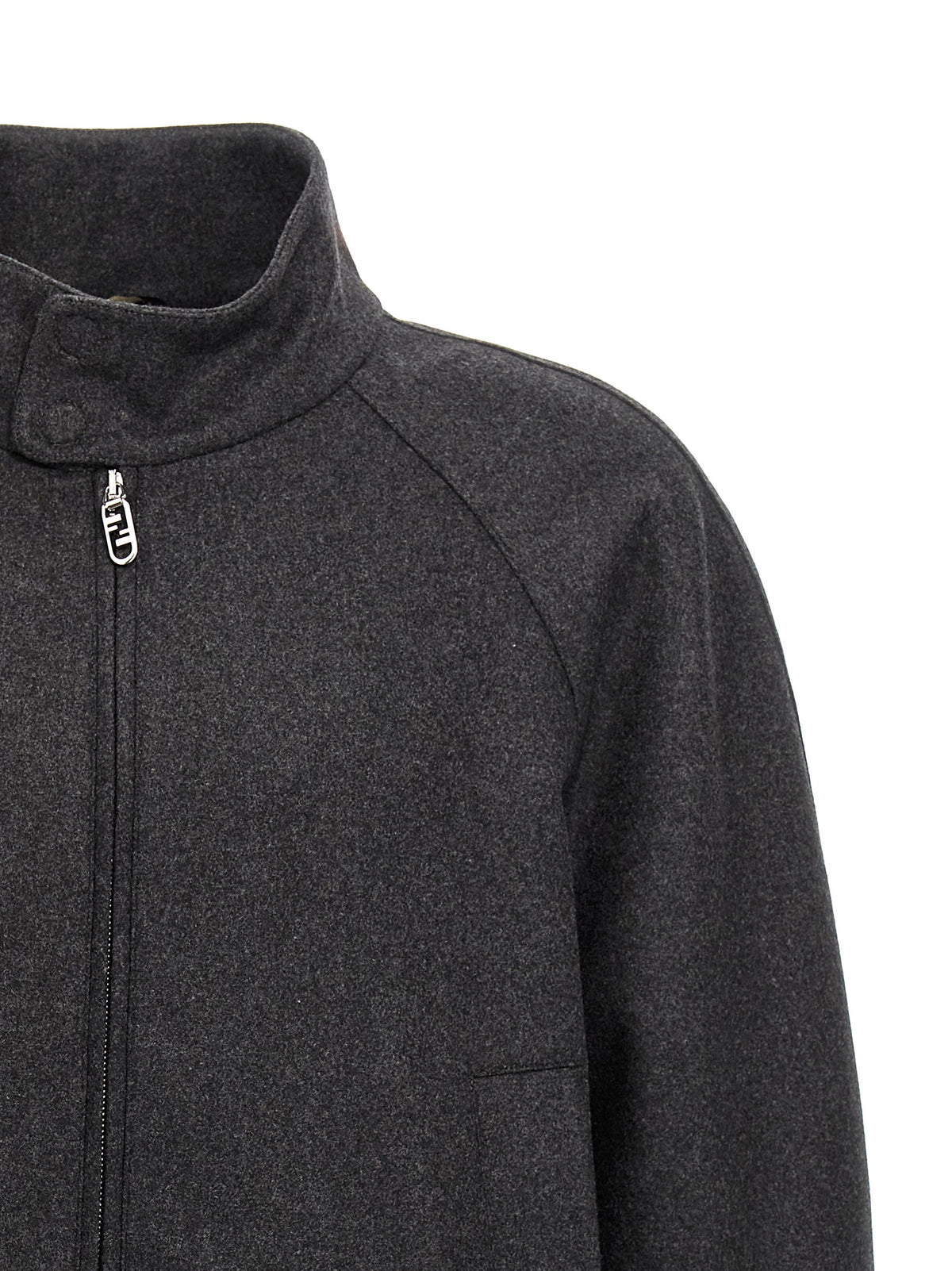 Fendi Grauer Kaschmir-Blazer