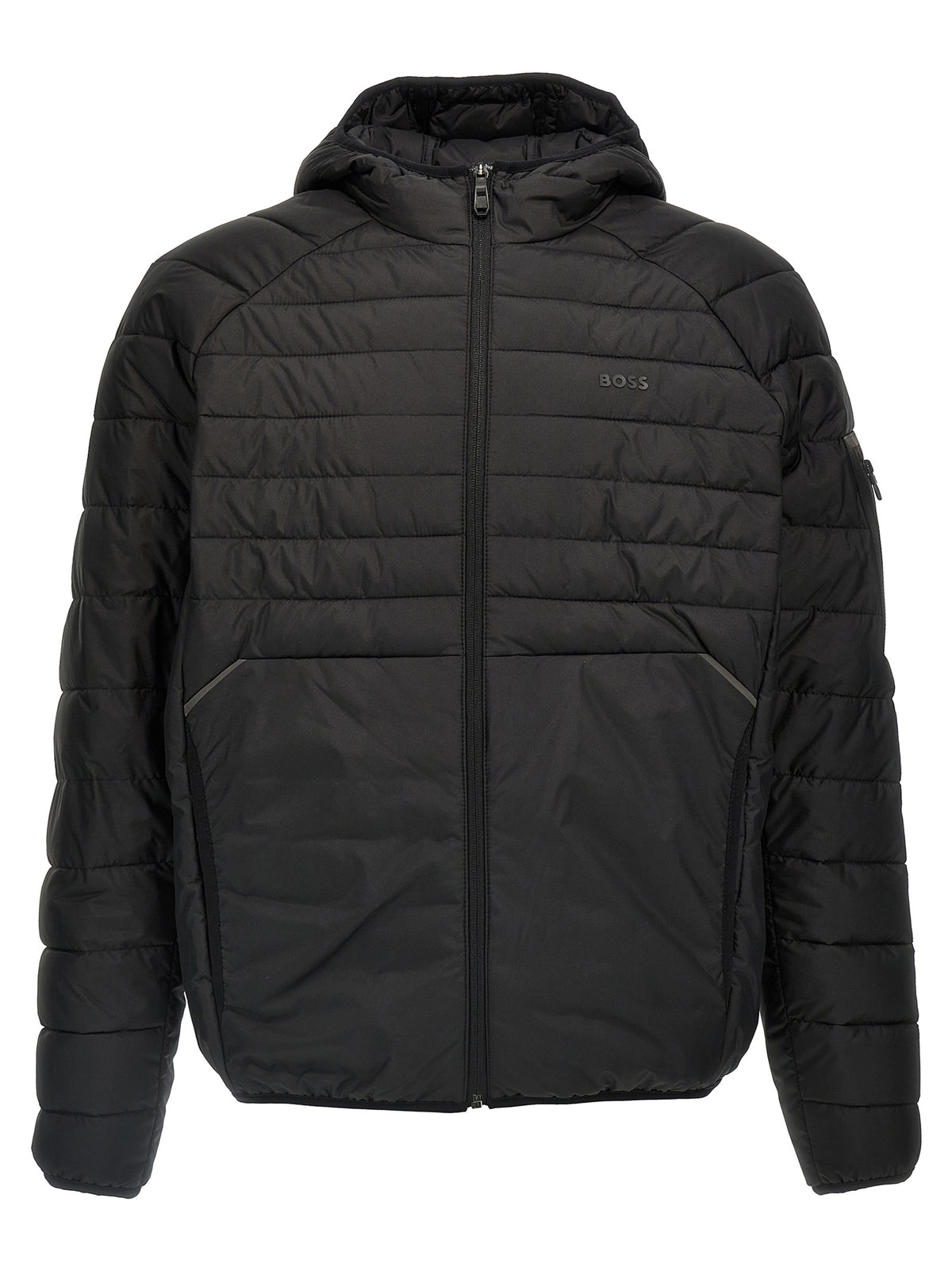 Hugo Boss Schwarze Shell-Jacke aus Polyester