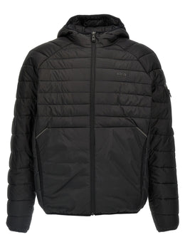 Hugo Boss Schwarze Shell-Jacke aus Polyester