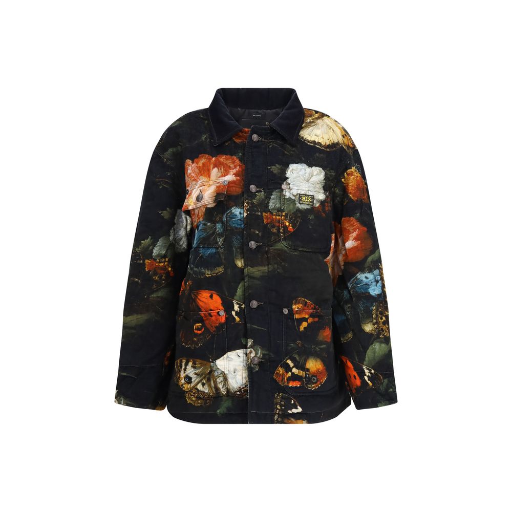 R13 Schwarze Baumwolljacke