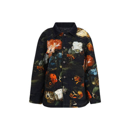 R13 Schwarze Baumwolljacke