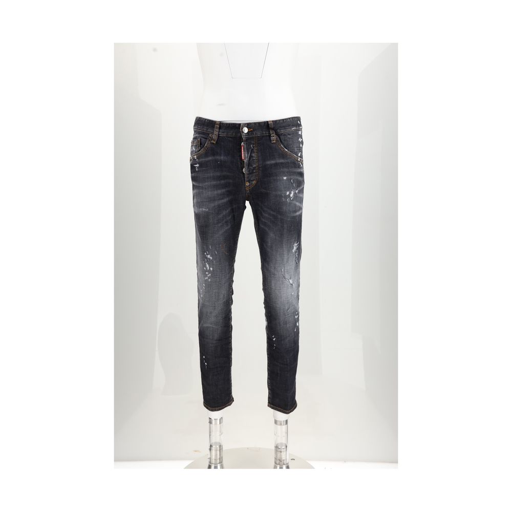 Dsquared² Schwarze Skinny Jeans aus Baumwolle