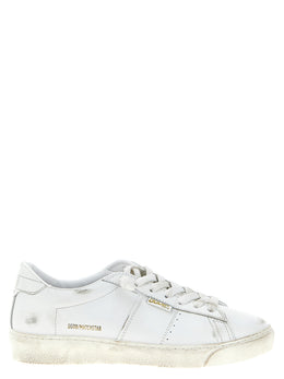 Golden Goose Weiße Sneaker aus Rindsleder mit niedrigem Schaft