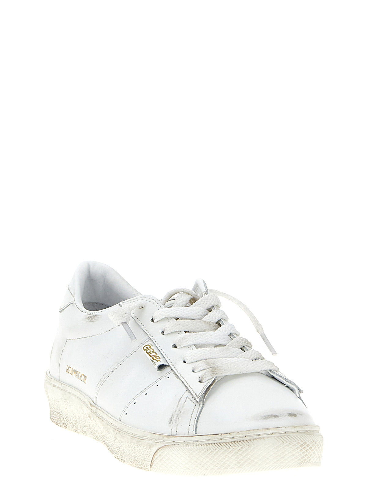 Golden Goose Weiße Sneaker aus Rindsleder mit niedrigem Schaft