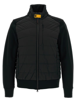 Parajumpers Schwarze Polyamid-Jacke in voller Länge