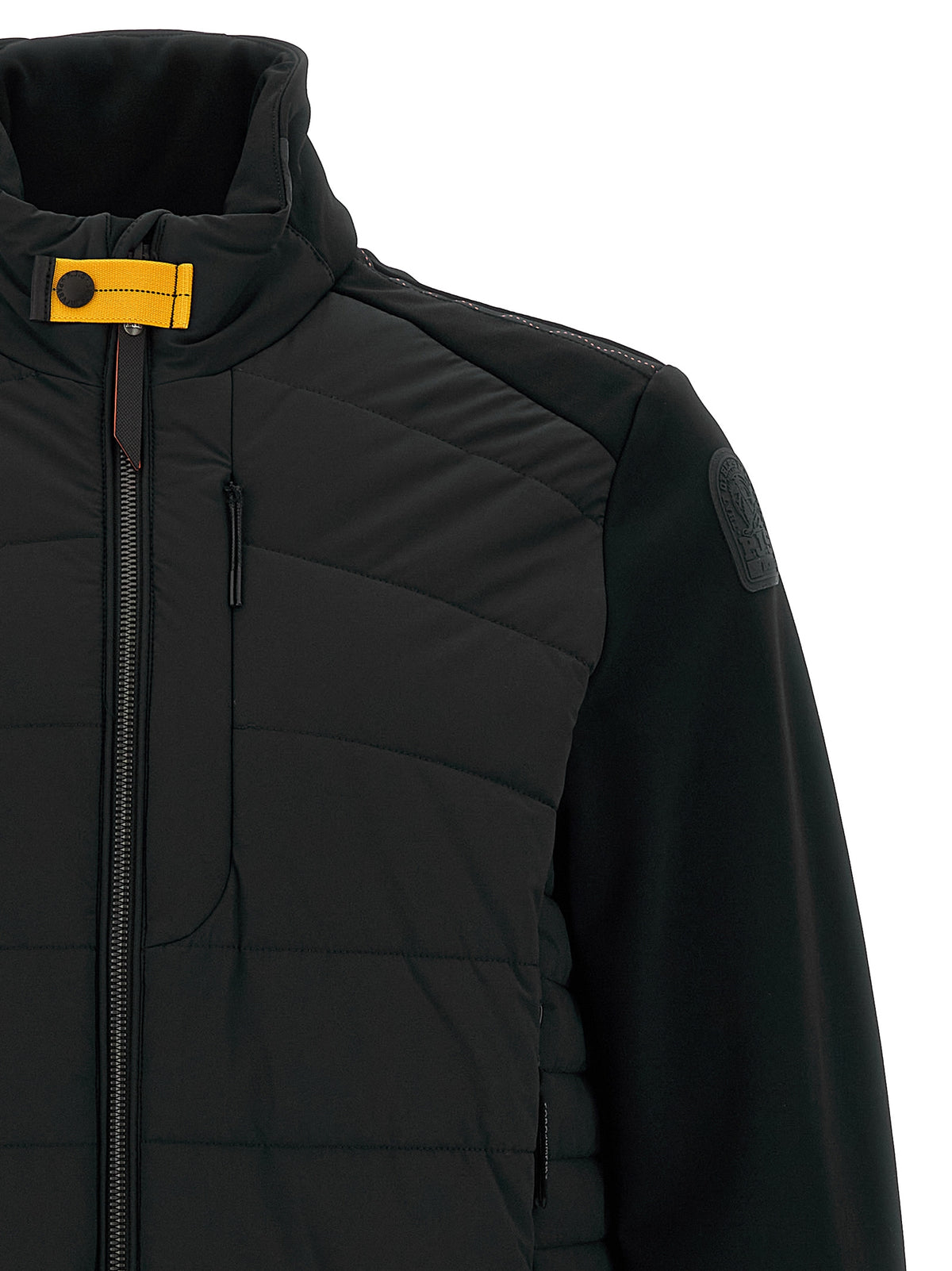 Parajumpers Schwarze Polyamid-Jacke in voller Länge