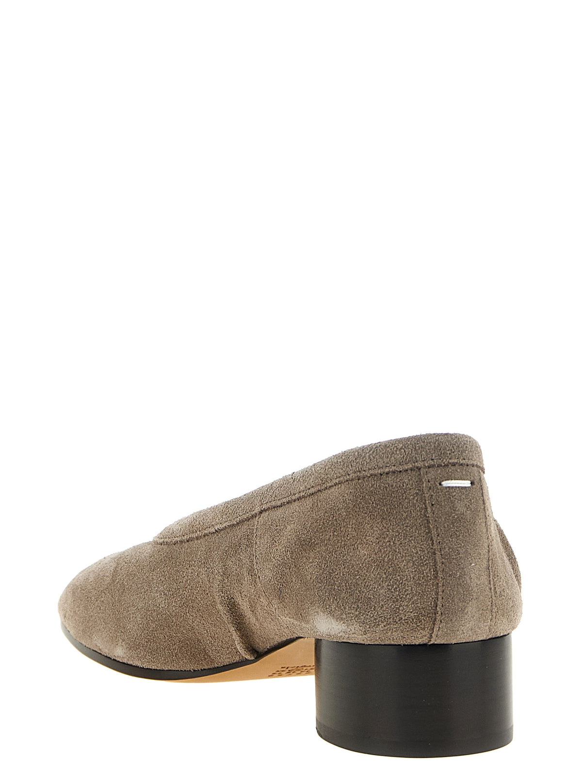 Maison Margiela Graue Pumps aus Kalbsleder mit mittlerem Absatz
