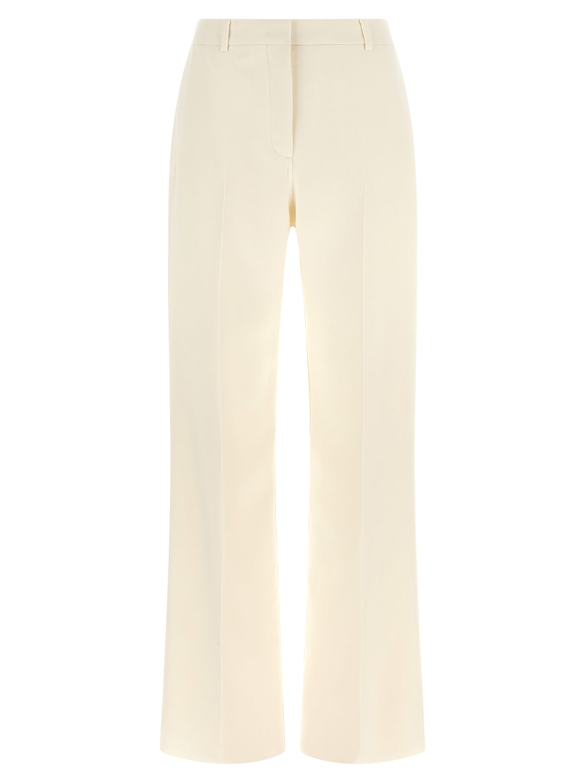 Fendi Weiße Hose aus reiner Schurwolle