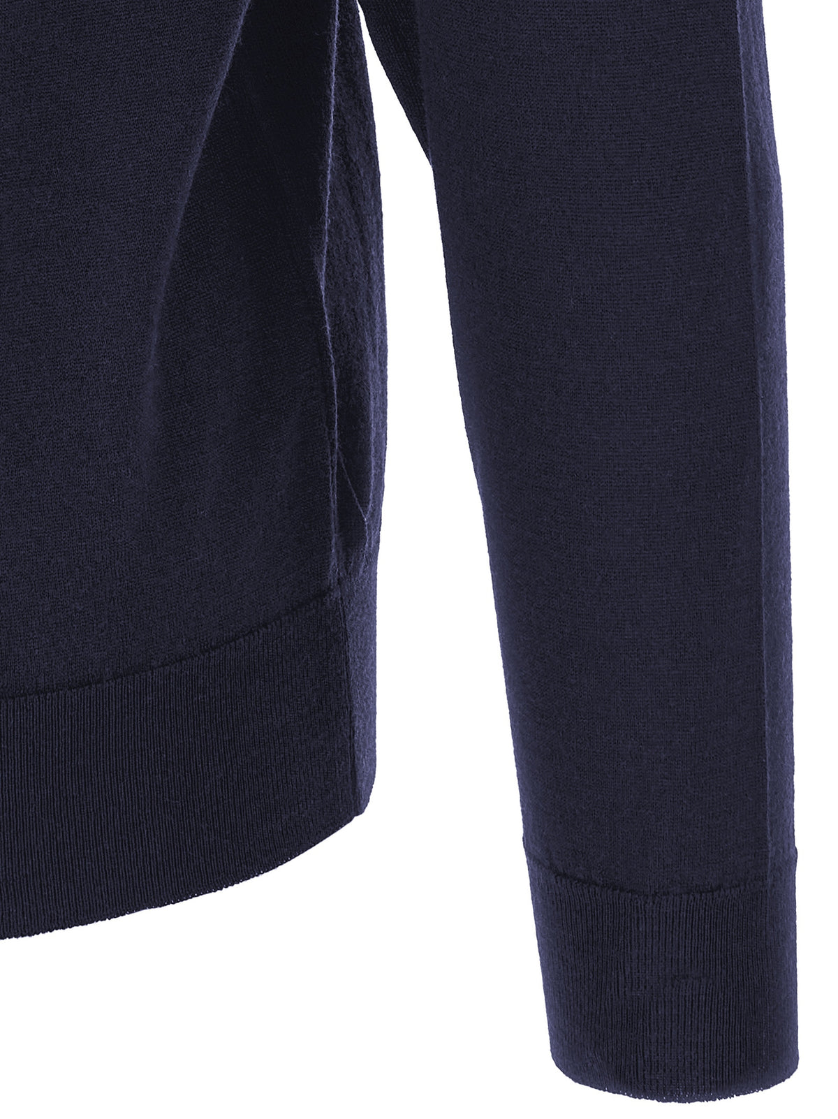JOHN SMEDLEY Blauer Cardigan aus Merinowolle