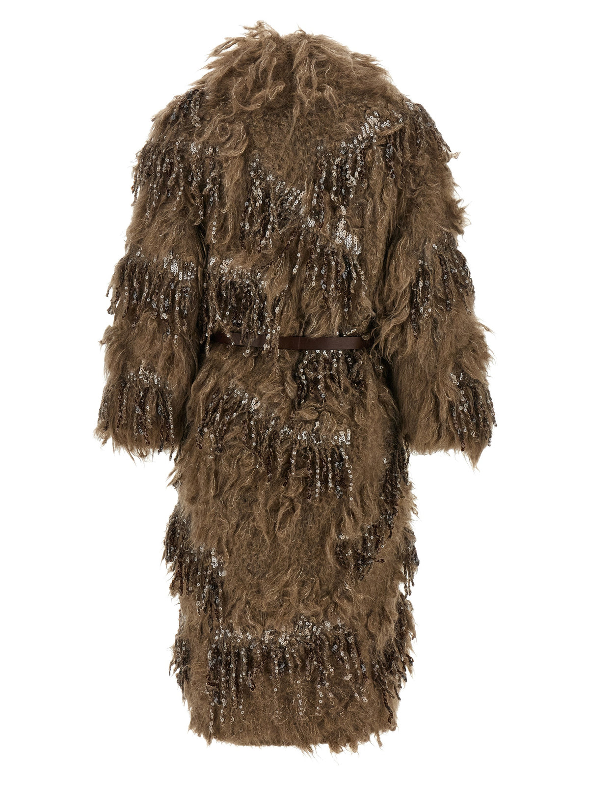 Brunello Cucinelli Brauner Wollmantel