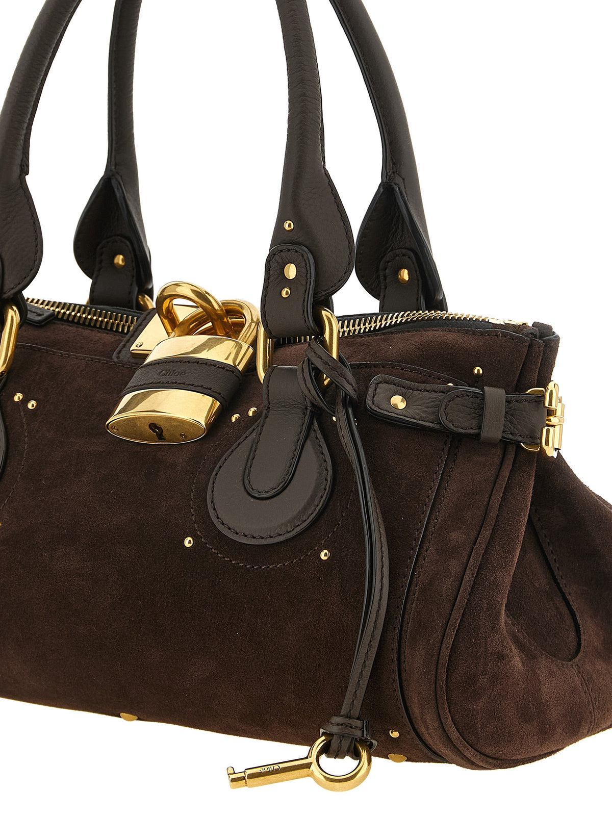 Chloé Braunes Kalbsleder Damen Crossbody Tasche