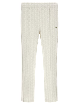 Lacoste Weiße Polyester-Jogginghose (Trainingshose)