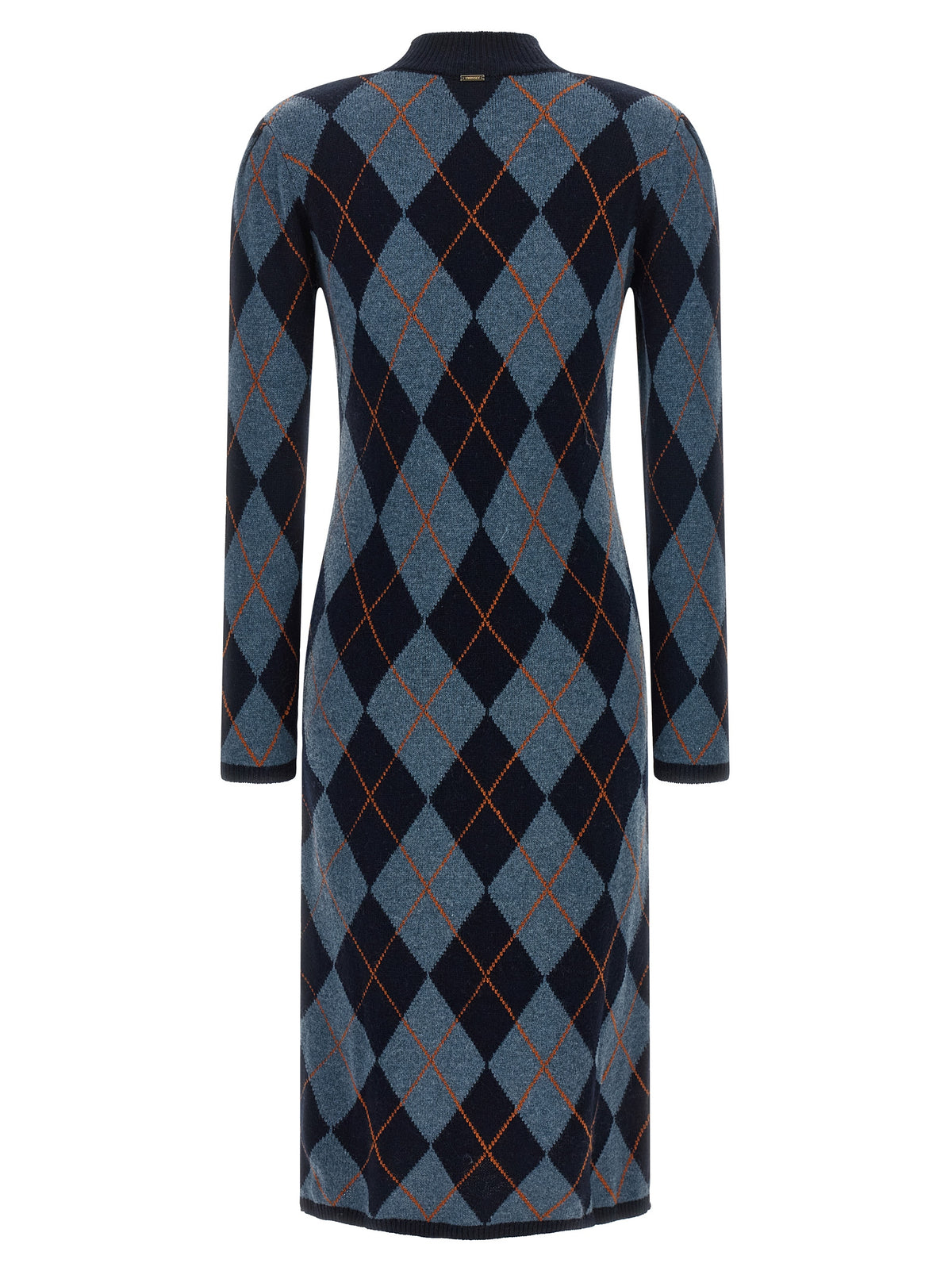 Twinset Orange Viskose Freizeitkleid