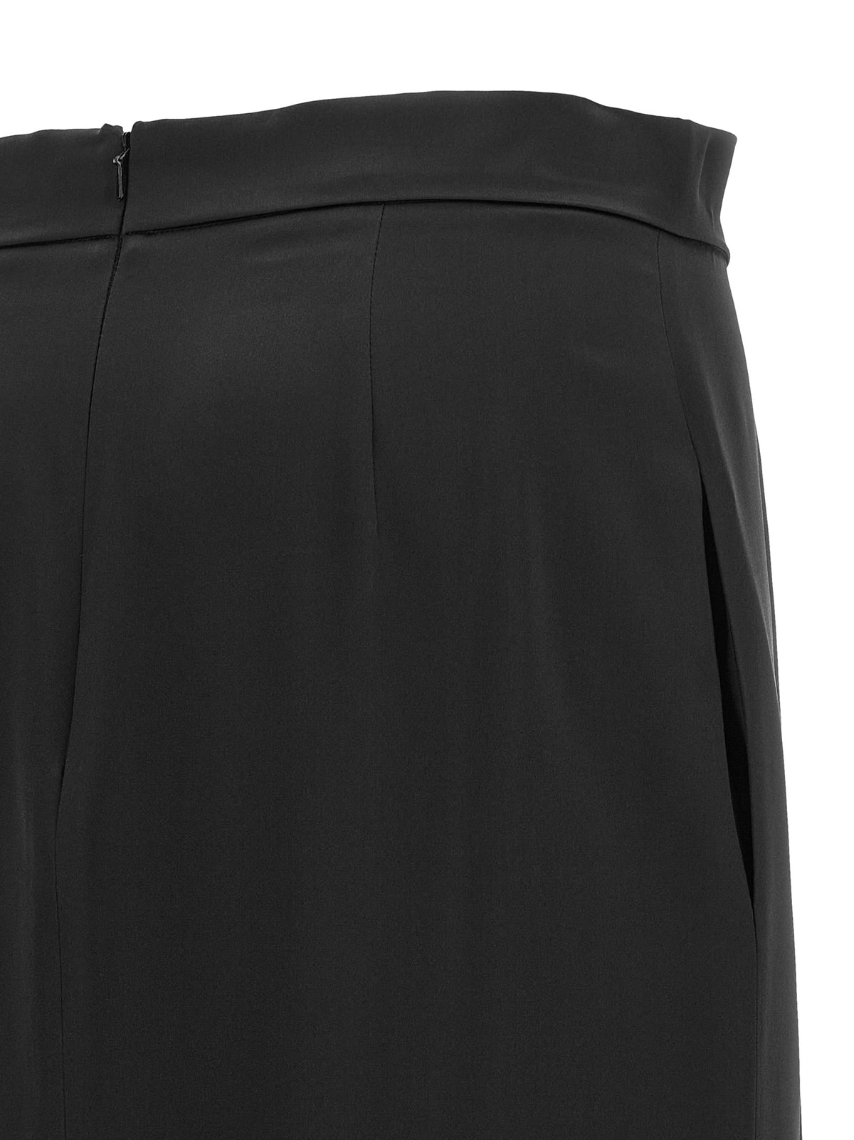 Max Mara Schwarzer Minirock aus Seide