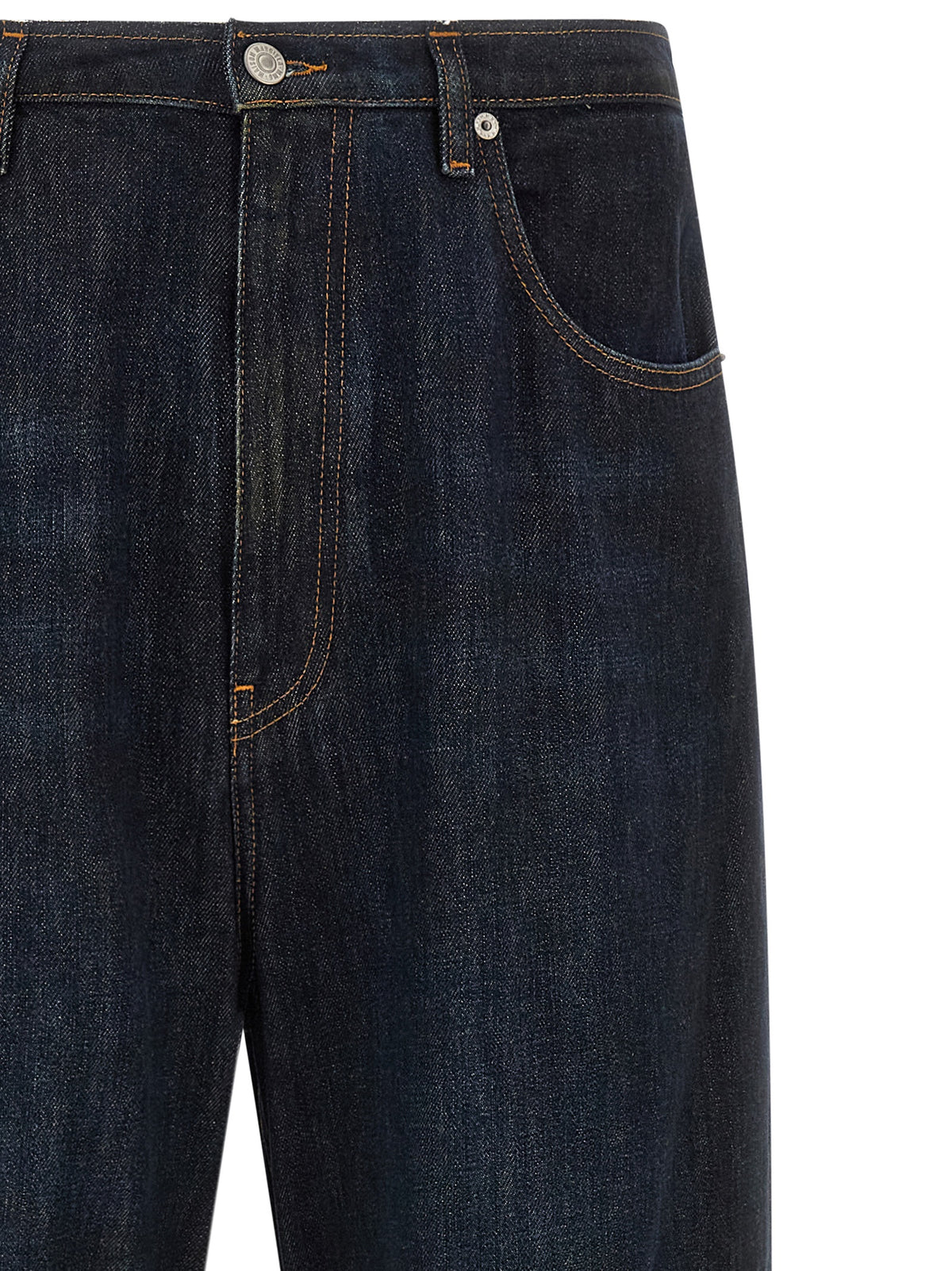 MM6 Maison Margiela Blaue Baumwolljeans Denim