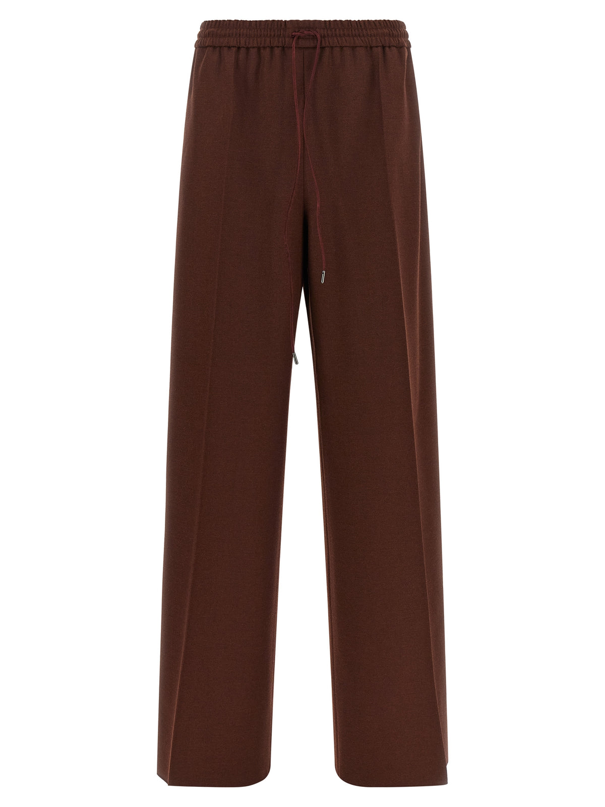 Max Mara Braune Woll-Freizeithose