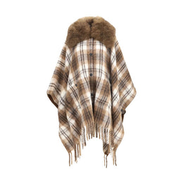 Moncler Grenoble Beiger Mohair-Mantel