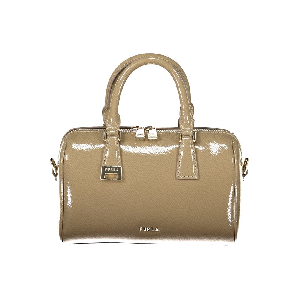 Furla Damen-Handtasche aus grünem Leder