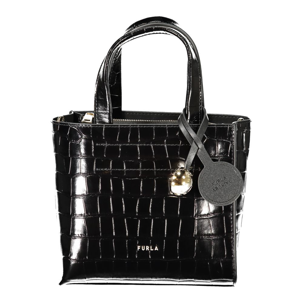 Furla Nero Leder Damentasche