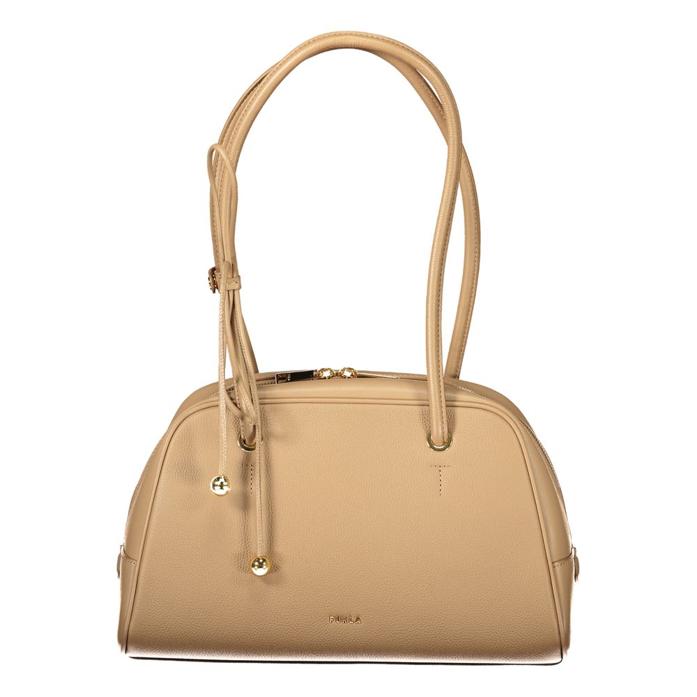 Furla Beige Leder Damentasche