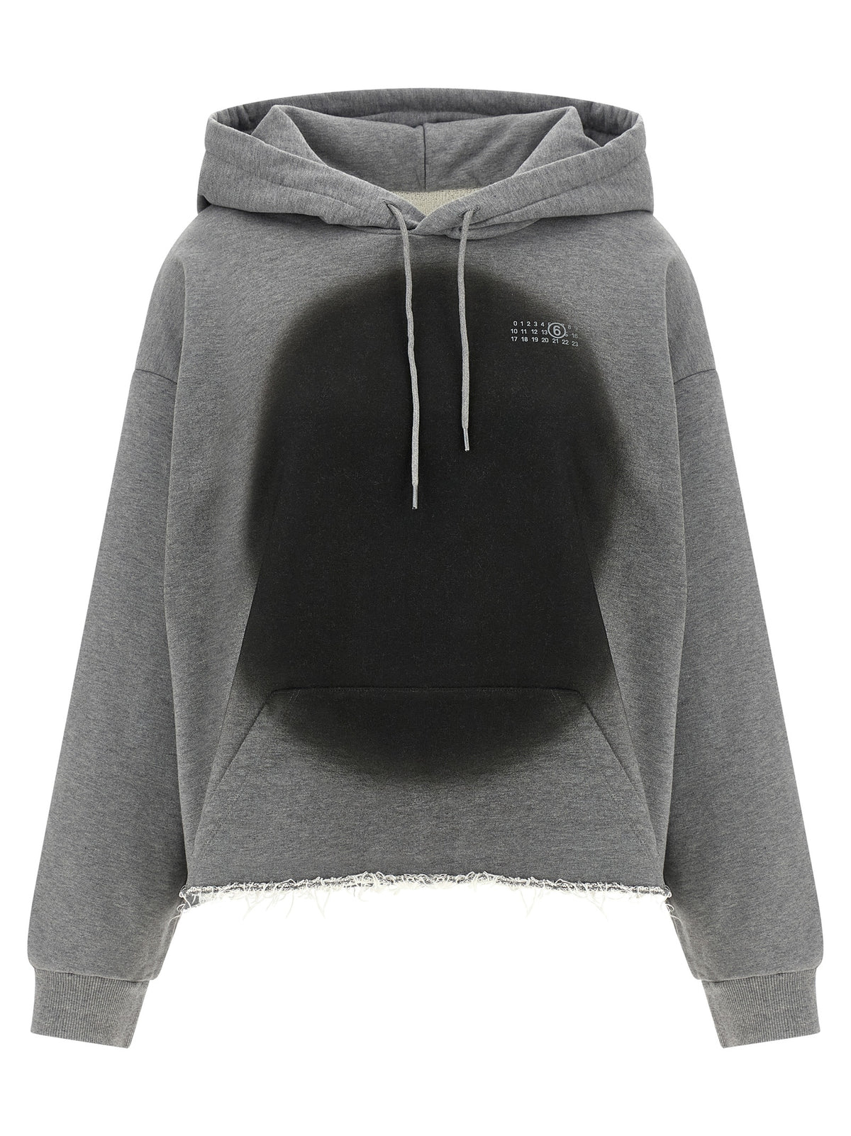 MM6 Maison Margiela Grauer Baumwollpullover