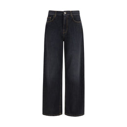Palm Angels Schwarze Baumwolljeans Denim