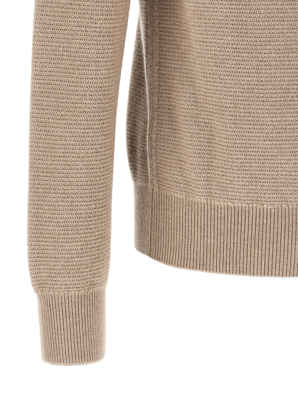ZEGNA Beige Kaschmir-Poloshirt