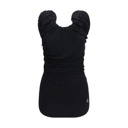Vivienne Westwood Schwarzes Kurzarmhemd aus Viskose
