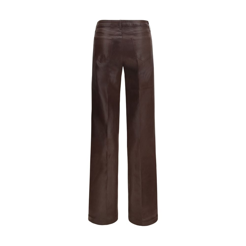 L'Agence Braune Baumwolljeans Denim