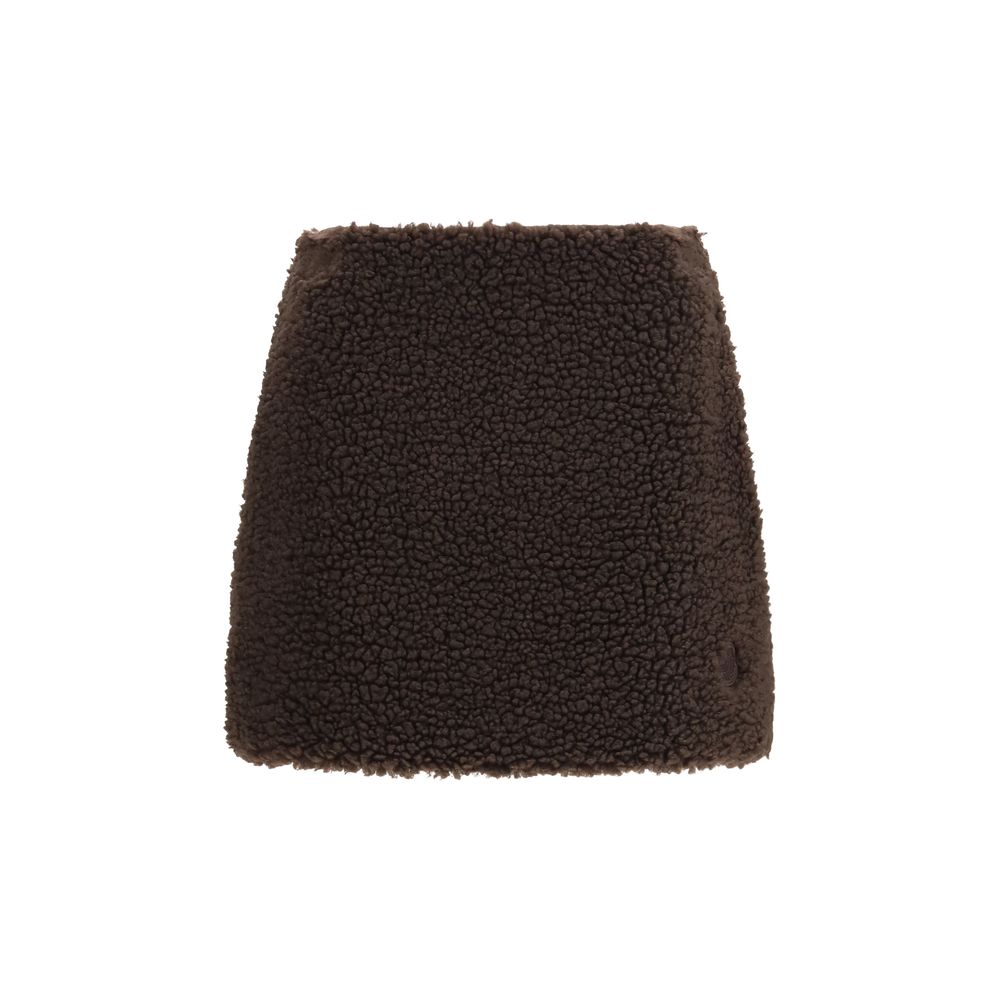 Moncler Brauner Minirock aus Polyester