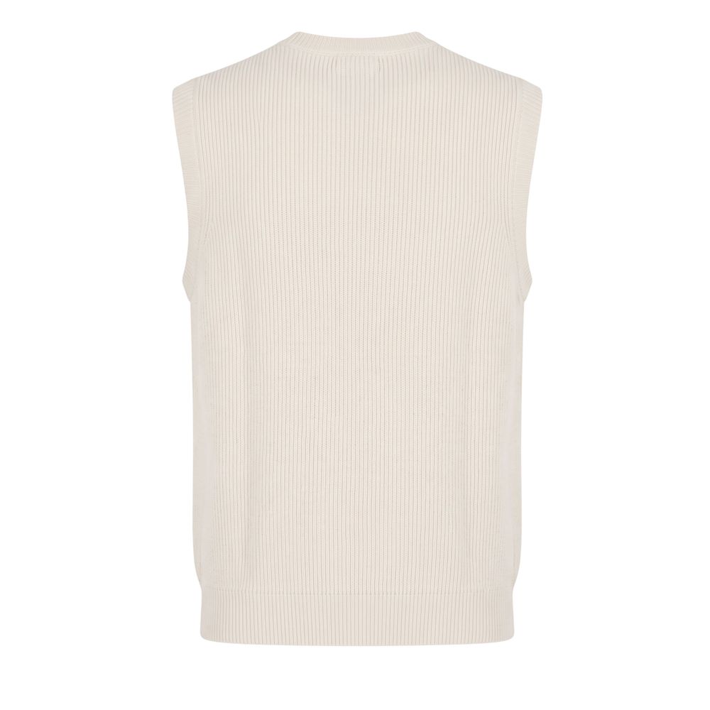 Malo Weißer Pullover aus Wolle für Männer