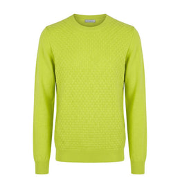 Malo Grüner Pullover aus Wolle für Männer
