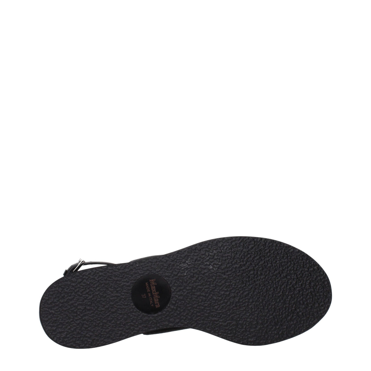 Max Mara Schwarze Sandalen aus Stoff