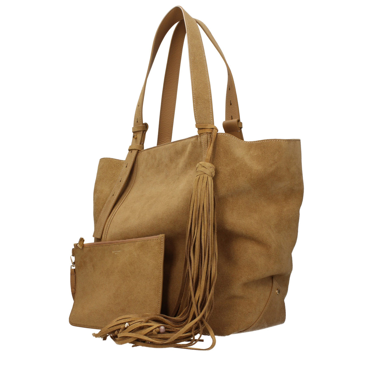 Golden Goose Braune Leder Schultertasche