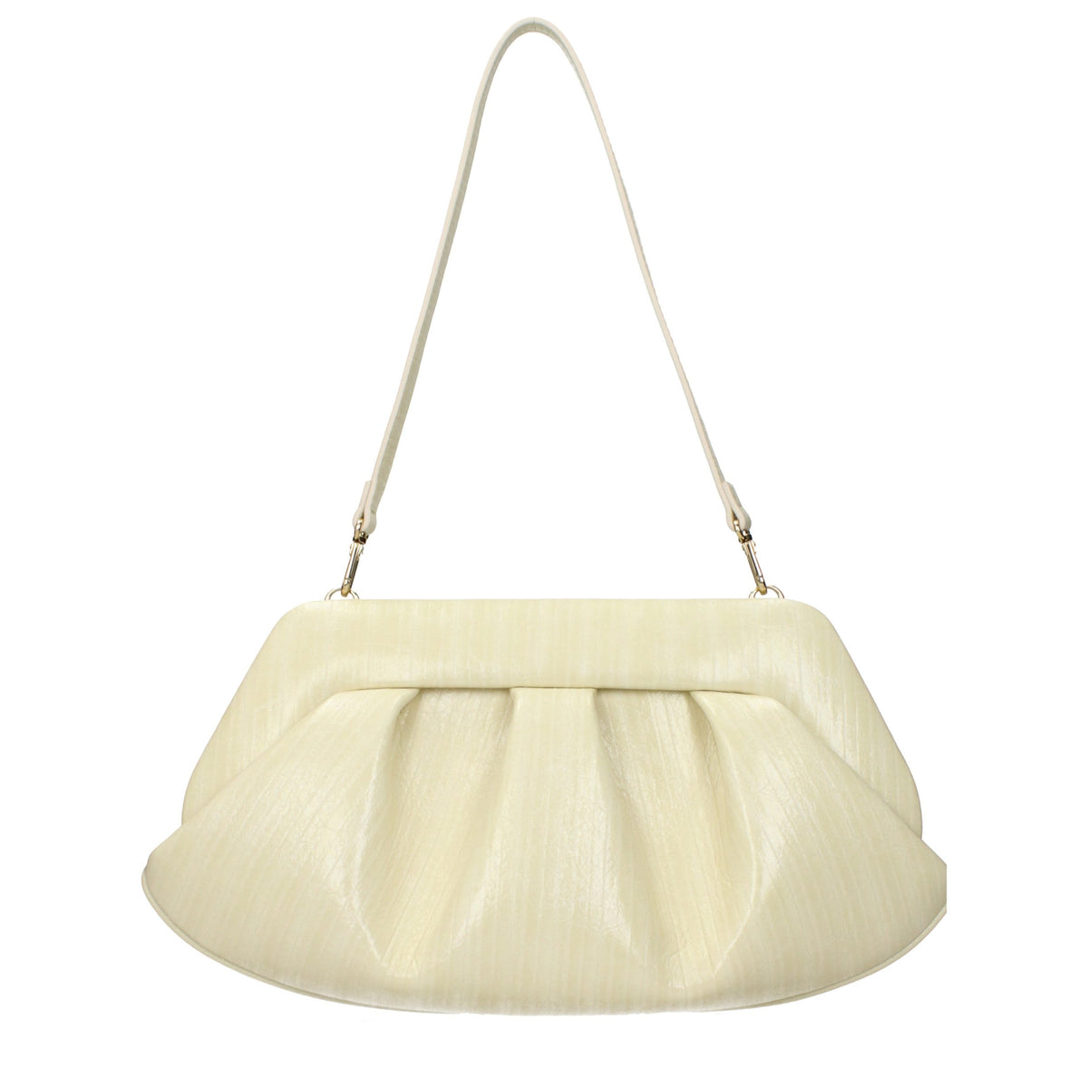 THEMOIRè Beige Leder Clutch Bag