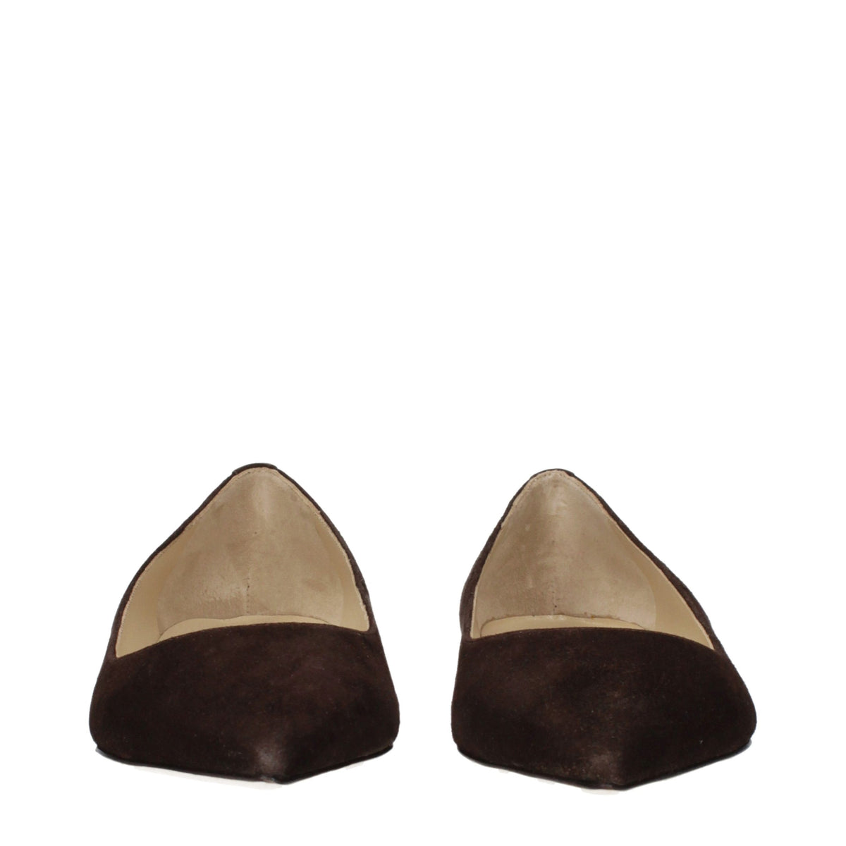 Jimmy Choo Ballerinas aus braunem Leder