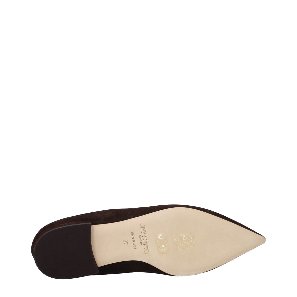 Jimmy Choo Ballerinas aus braunem Leder