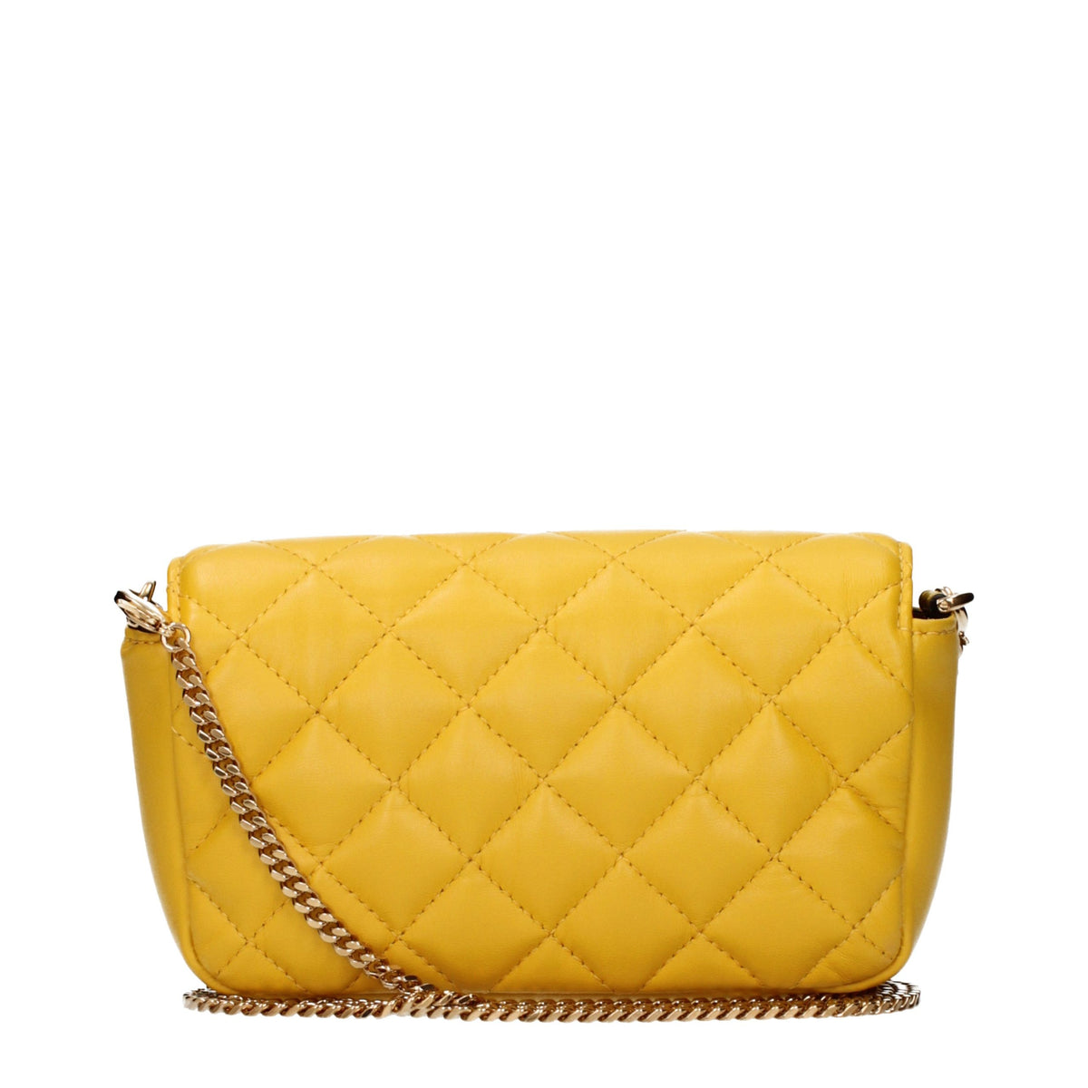 Versace Gelbe Leder Umhängetasche